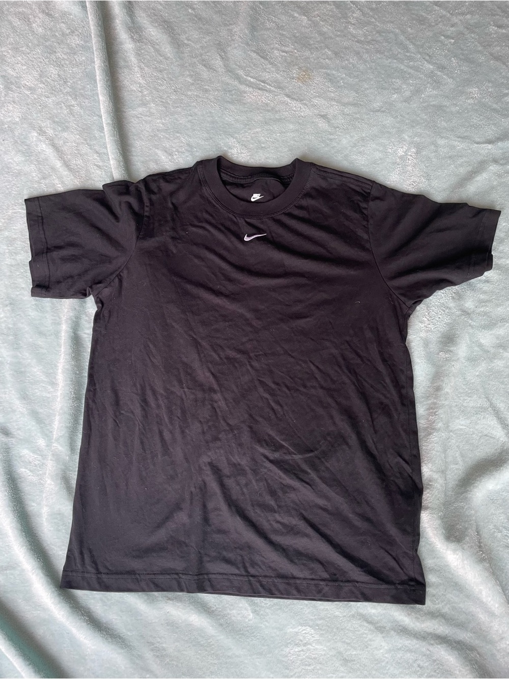 Nike Men's Black Swoosh Crew Neck T-Shirt Size XS